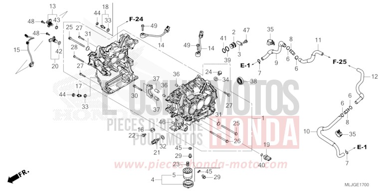 BLOC-CYLINDRES de Gold Wing MAT BULLET SILVER (NH389) 2026